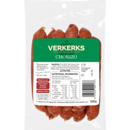 Photo of Verkerks Chorizo 500g
