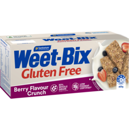 Photo of Sanitarium Weet-Bix Gluten Free Berry Flavour Crunch Breakfast Cereal 400g 375g