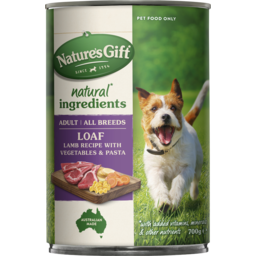 Photo of Nature's Gift Loaf Lamb Recipe With Vegetables & Pasta Adult Wet Dog Food