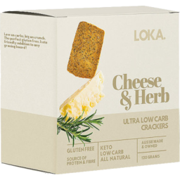 Photo of Loka Crackers Cheese & Herb