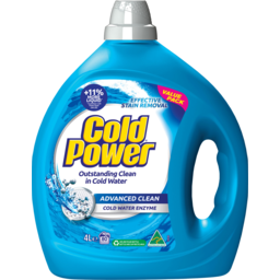 Photo of Cold Power Advanced Clean Front & Top Loader Laundry Liquid Value Pack 4l