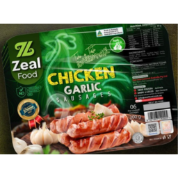 Photo of Zeal Chicken Sausages Garlic