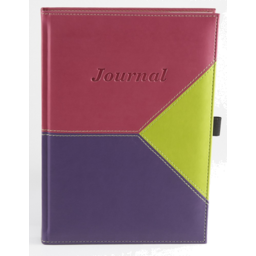 Photo of Journal: Tri-Color - Pink /Purple /Lime