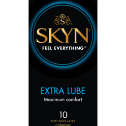 Photo of Life Styles Skyn Extra Lube Maximum Comfort Soft Non Latex Condoms 10 Pack
