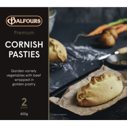 Photo of Balfours Cornish Pasties 2 Pack 400g
