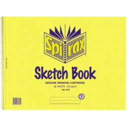 Photo of Spirax 579 Sketch Book 272x360 16 Leaf