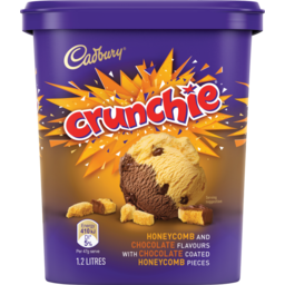 Photo of Cadbury Crunchie 1.2lt Tub 1.2l