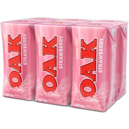 Photo of Oak Milk Strawberry UHT 6x200ml