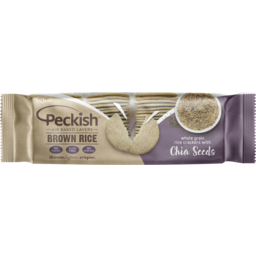 Photo of Peckish Brown Rice With Chia Seeds Rice Crackers 90g