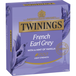 Photo of Twinings French Earl Grey Tea Bags 80 Pack 136g