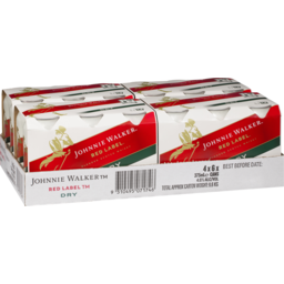 Photo of Johnnie Walker Red & Ginger Cans