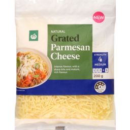 Photo of Woolworths Grated Parmesan Cheese 200g