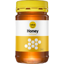 Photo of Value 100% Pure Honey Jar 500g
