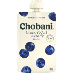 Photo of Chobani Yoghurt Pouch Blueberry 140g
