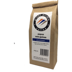 Photo of Great Divide Coffee Papua New Guinea Blend Ground Beans 250g