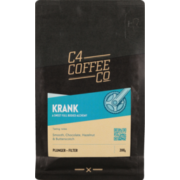 Photo of C4 Coffee Krank Blend Plunger 200g