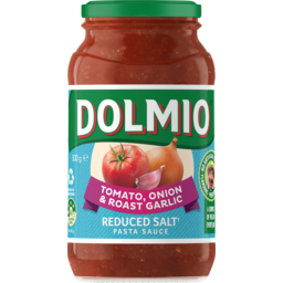 Photo of Dolmio Extra Tomato, Onion & Roast Garlic Salt Reduced 500g