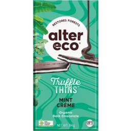 Photo of Alter Eco - Dark Chocolate Mint Truffle Thins