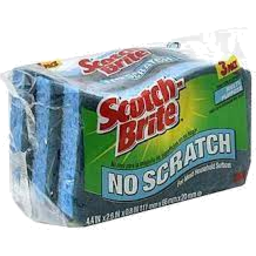 Photo of Scotchbrite Sponge No Scrtch 3pk
