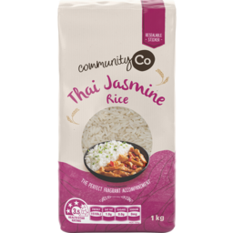 Photo of Comm Co Rice Jasmine Thai 1kg
