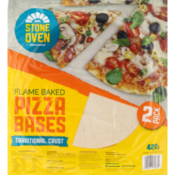 Photo of Stone Oven Pizza Bases 2 Pack