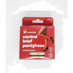 Photo of WW Pantyhose Tall Control Brief Natural 15 Denie 2 Pack