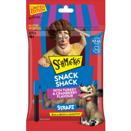 Photo of Schmackos Snack Shack Strapz With Turkey & Cranberry Flavour