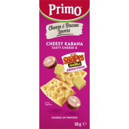 Photo of Primo Cheese & Bacon Lovers Kabana Cheese & Shapes
