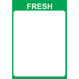 Photo of A4 Fresh Shelf Talker Green 