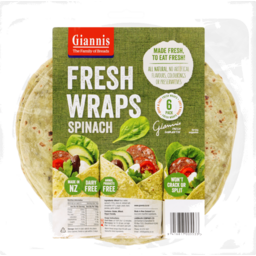 Photo of Giannis Wraps Spinach 6 Pack