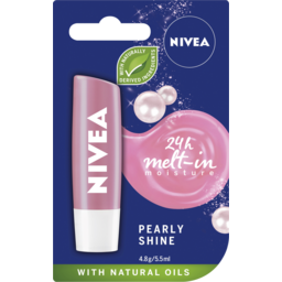 Photo of Nivea Pearly Shine Caring Lip Balm 4.8g