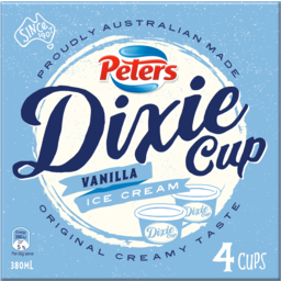 Photo of Peters Dixie Cup Vanilla