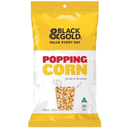 Photo of Black & Gold Popping Corn 500g
