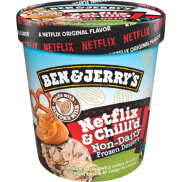Photo of Ben & Jerry’S Non-Dairy Frozen Dessert Netflix & Chilll'd 458.000 Ml 458ml