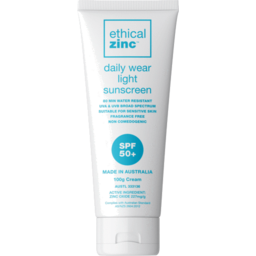 Photo of ETHICAL ZINC:EZ Daily Wear Light Sunscreen Spf 50 +