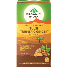 Photo of ORGANIC INDIA Org Turmeric Ginger Tulsi Tea 25 Bags