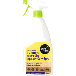 Photo of Simply Clean - Lemon Myrtle Spray & Wipe Disinfectant