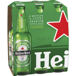 Photo of Heineken Lager Bottle 6x330ml
