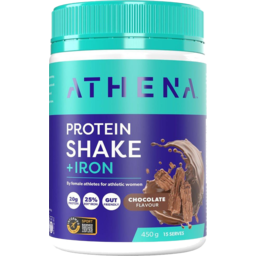 Photo of Athena + Iron Chocolate Flavour Protein Shake 15 Serves