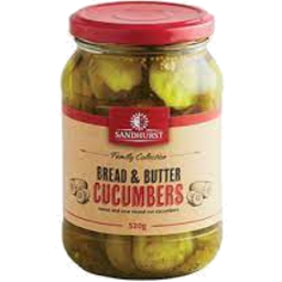 Photo of Sandhurst Bread And Butter Cucumber 520g