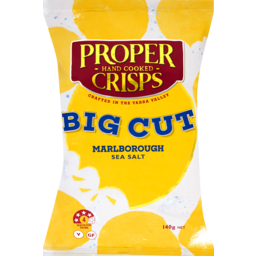 Photo of Proper Crisps - Big Cut Potato Chips Marlborough Sea Salt 140g