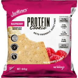 Photo of Justine's Protein Cookie Chocolate Raspberry