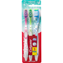 Photo of Colgate Max White Toothbrush 3 Pack Medium