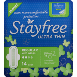 Photo of Stayfree Ultra Thin Regular Wings Sanitary Pads 14 Pack