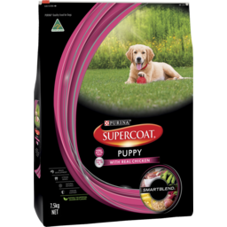 Photo of Purina Supercoat Puppy Chicken Dog Food 7.5kg 