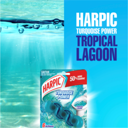 Photo of Harpic Toilet Block Cleaner Tropical Lagoon