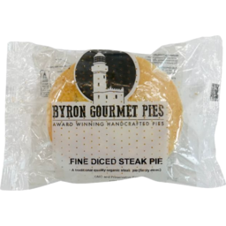 Photo of Byron Gourmet Pies Organic Fine Diced Steak Pie