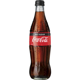 Photo of Coca-Cola Tm Coca-Cola No Sugar Soft Drink Glass Bottle 385ml