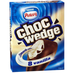 Photo of Peters Choc Wedge Vanilla 8 Pk