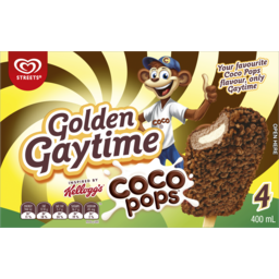 Photo of Golden Gaytime Streets Ice Cream Snacking Coco Pops Mp4 400ml